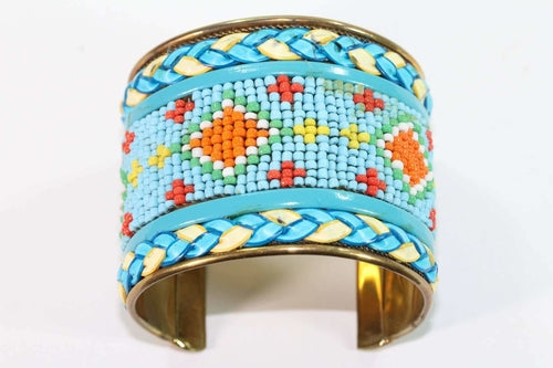 Beaded Cuff Bangles