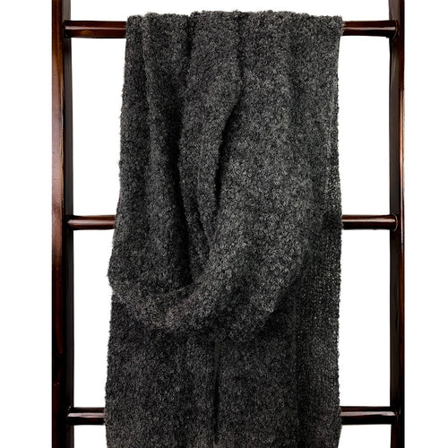 Charcoal Ultra Plush Alpaca Scarf